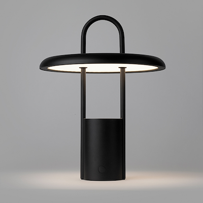 Stelton Pier transportabel LED lampe black