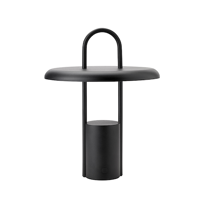 Stelton Pier transportabel LED lampe black