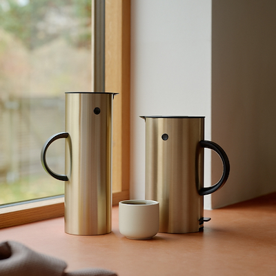 Stelton EM77 termokande messing 1 liter