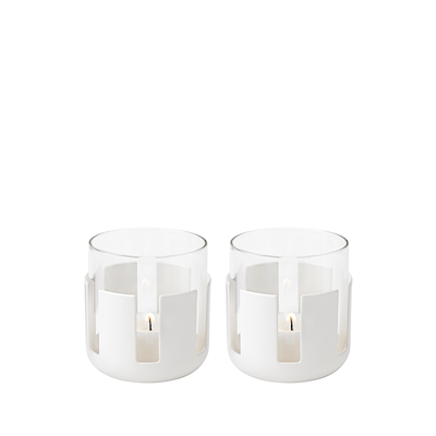 Stelton Luna fyrfadsstage soft white