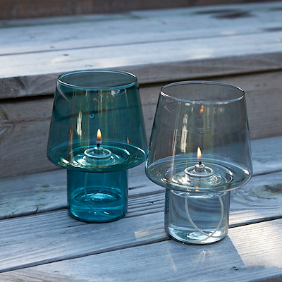 RIG-TIG Viva hurricane lanterne smoke 16,5 cm