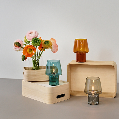 RIG-TIG Viva hurricane lanterne amber 16,5 cm