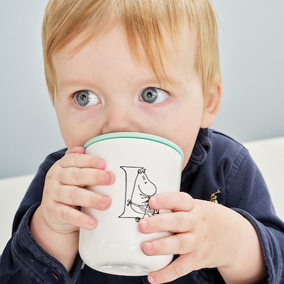 RIG-TIG Mummi Abc kop L hvid