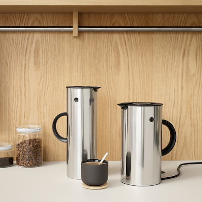 Stelton EM77 elkedel Steel 1,5 liter