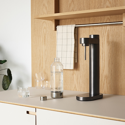 Stelton Brus sodavandsmaskine black metallic