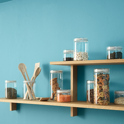 RIG-TIG STORE-IT opbevaringsglas klar glas med låg 1,5 liter