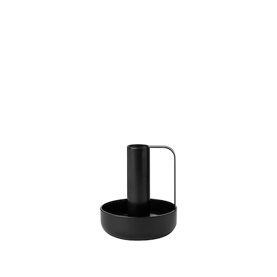 Stelton Ida lysestage sort