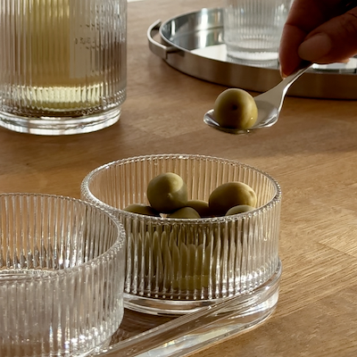 Stelton Pilastro tapassæt glas 30,7 cm