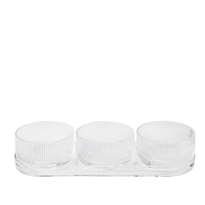 Stelton Pilastro tapassæt glas 30,7 cm