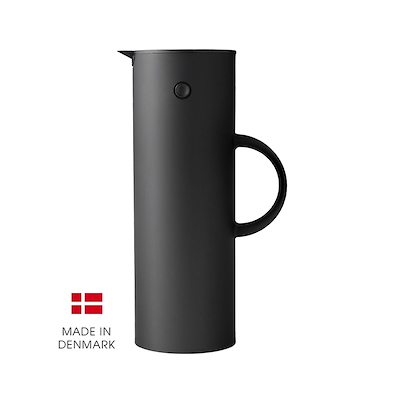 Stelton EM77 termokande soft black 1 liter