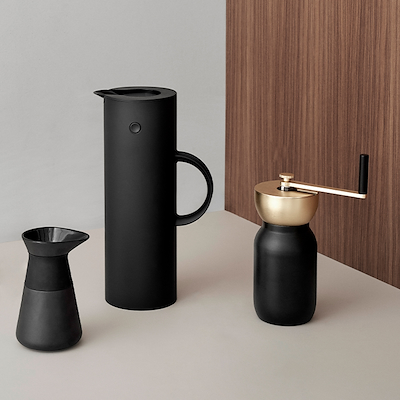 Stelton EM77 termokande soft black 1 liter