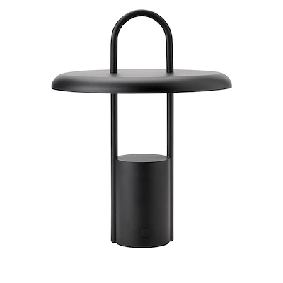 Stelton Pier portable LED lampe sort H33,5 cm