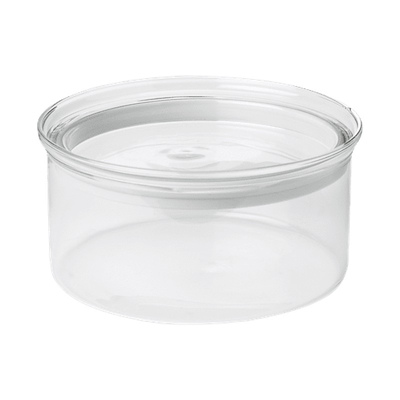 RIG-TIG STORE-IT opbevaringsglas med låg grå 0,8 liter