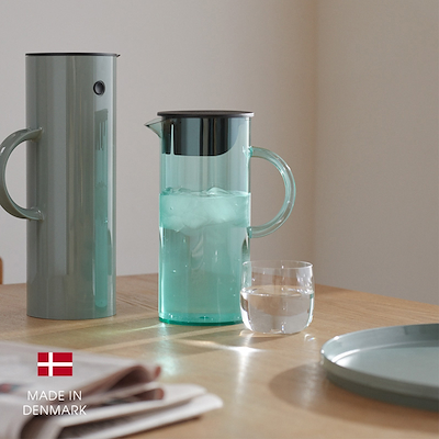 Stelton EM serveringsbakke dusty green Ø40 cm