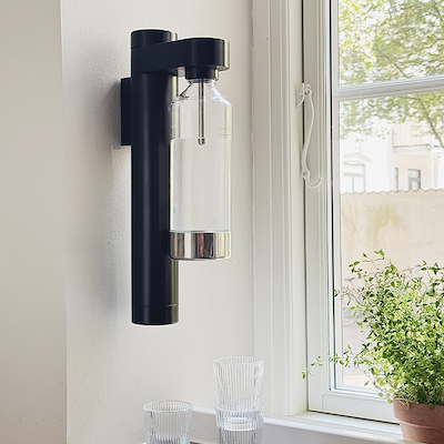 Stelton Brus sodavandsmaskine væghængt sort