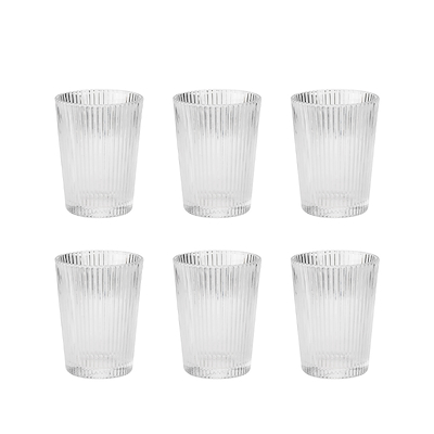 Stelton Pilastro drikkeglas klar 6 stk 150 ml