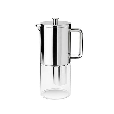 Stelton Brus vandfilterkande klar/stål 1,6 liter