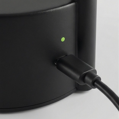 Stelton Vinkel LED lampe sort H 41,5 cm