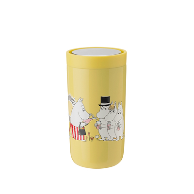 Stelton To Go Click Moomin 'lemonade' termokop gul 0,2 liter