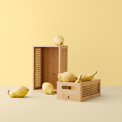 RIG-TIG Bamboo Box opbevaringskasse træ farve 30x20x11 cm