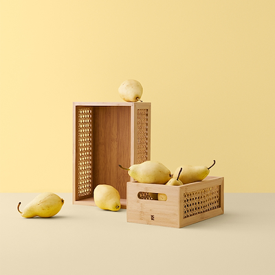 RIG-TIG Bamboo Box opbevaringskasse bambus 15x25x10 cm