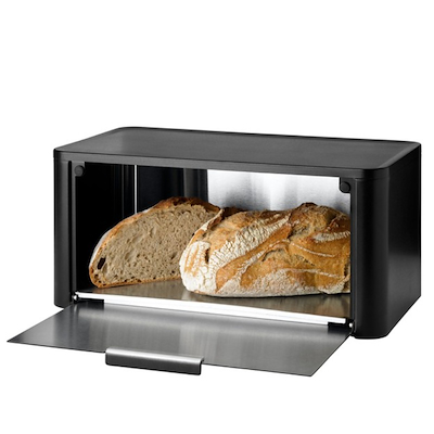 Stelton SR brødkasse sort H 18 cm