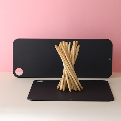 RIG-TIG CUT-IT tapas serveringsbræt sort L47 cm