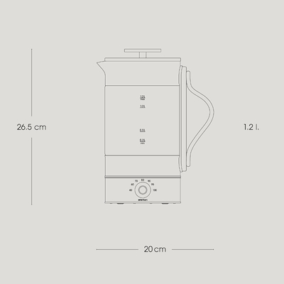 Stelton Emma elkedel sand 1,2 liter 1350 watt