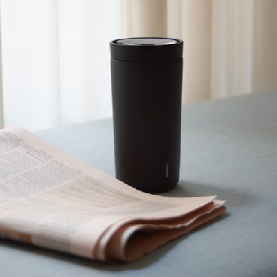 Stelton To Go Click termokop sort 0,2 liter