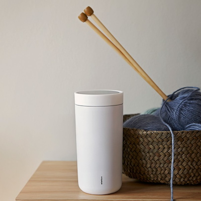 Stelton To Go Click termokop sort 0,4 liter