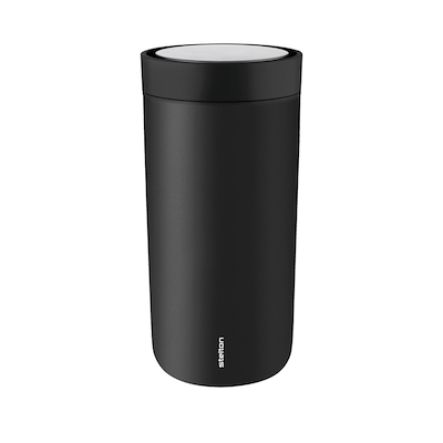 Stelton To Go Click termokop sort 0,4 liter