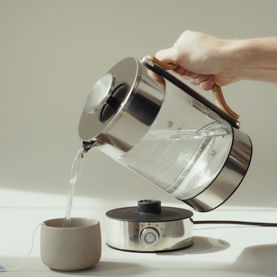 Stelton Emma elkedel stål 1,2 liter 1350 watt