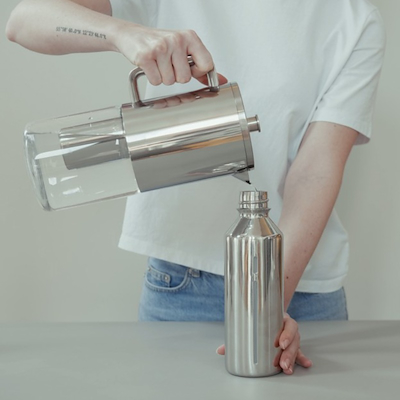 Stelton Brus flaske rustfrit stål 0,8 liter