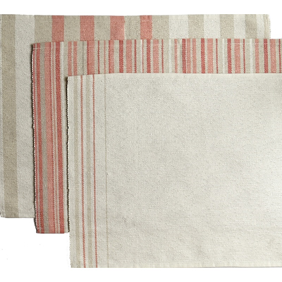 Vibeke Klint dækkeserviet bred linje rød 33x48 cm