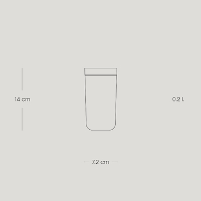 Stelton To Go Click termokop cherry red 0,2 liter