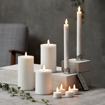 LED lys 10 dele med fjernbetjening