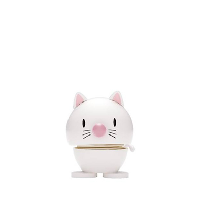 Hoptimist Kat figur hvid H 7,3 cm