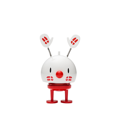 Hoptimist Birthday Bumble hvid H 14,4 cm