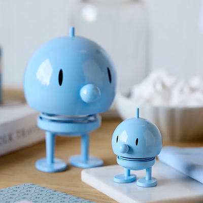 Hoptimist Bumble S figur lyseblå H 7,6 cm