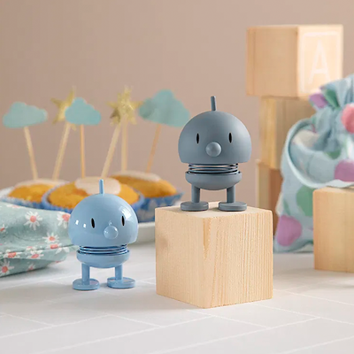 Hoptimist Bumble S figur lyseblå H 7,6 cm