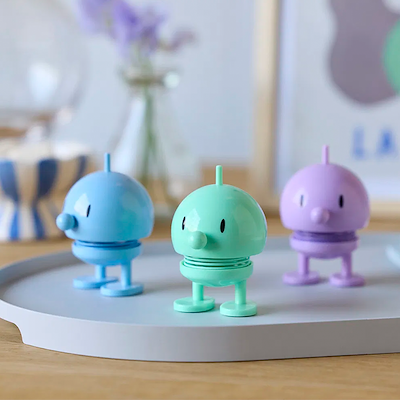 Hoptimist Bumble S figur lyseblå H 7,6 cm