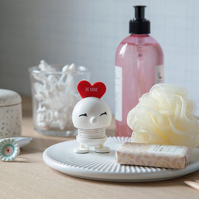 Hoptimist Bimble Love hvid 8,7 cm