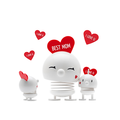 Hoptimist Bimble Love hvid 8,7 cm