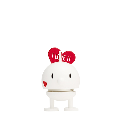 Hoptimist Bumble Love hvid 8,7 cm