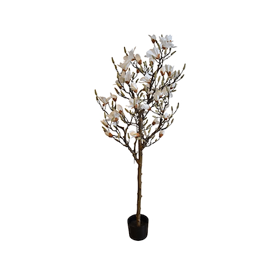 La Vida kunstigt magnoliatræ hvid 170 cm