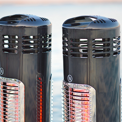 Mensa Heating Imus safe touch terrassevarmer grå 550 watt