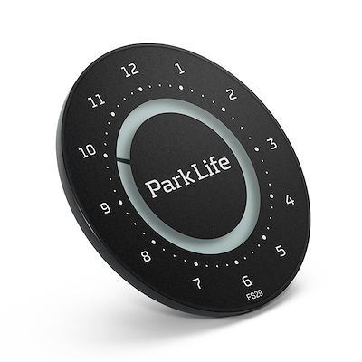 ParkLife elektronisk p-skive sort