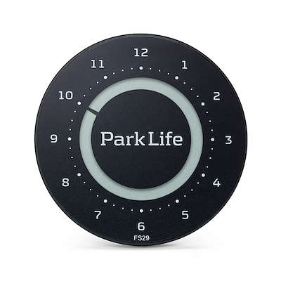 ParkLife elektronisk p-skive sort