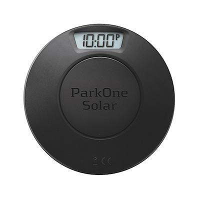 ParkOne Solar elektronisk p-skive sort
