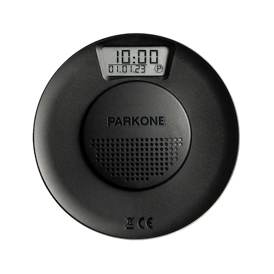 ParkOne X elektronisk p-skive sort